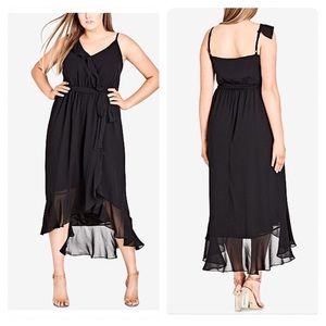 New! City Chic Ruffled Dress